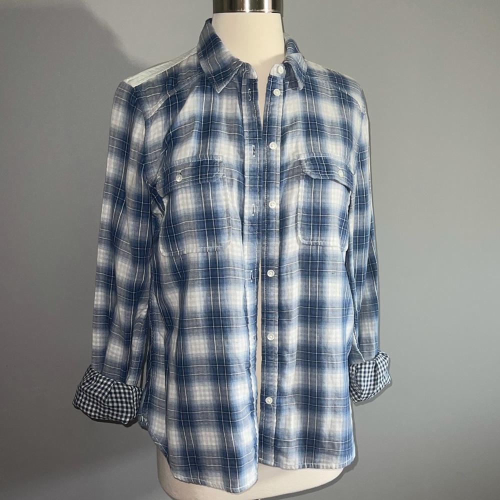 Paige Plaid Button up shirt!